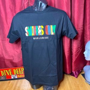 NWT Smokers only world wide premium stoner wear crew neck T-shirt weed